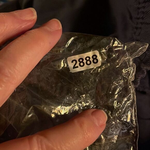 NWT Woman Within size 38W classic fit navy blue 100% cotton pants. - Picture 5 of 6